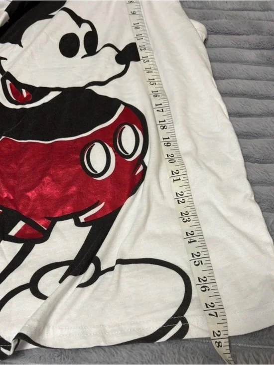 💕Silent Show Pick💕Disney Mickey Mouse Metallic Short Sleeve Tee - Picture 5 of 6
